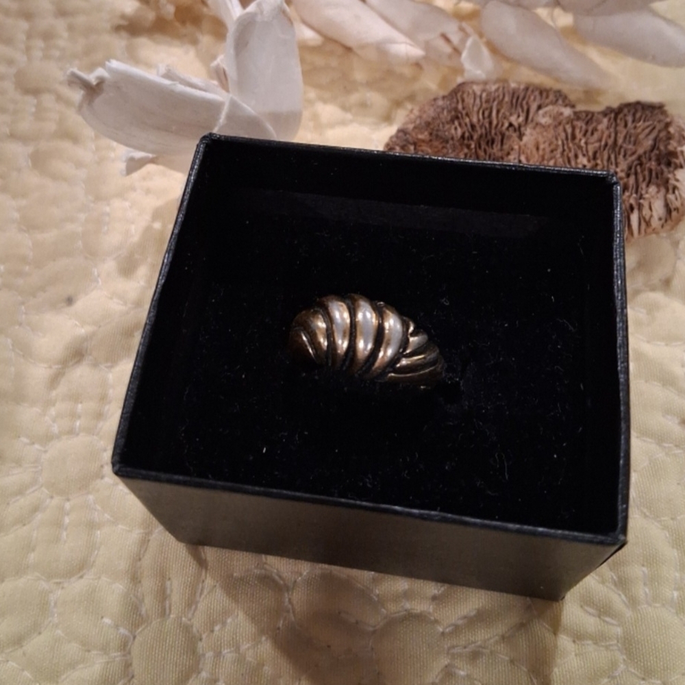 VINTAGE ESTATE 14k GE ESPO RING SIZE 6.75